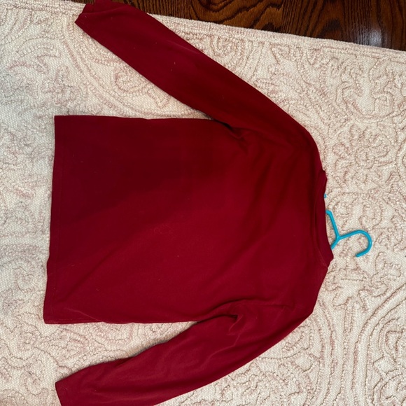 Kenzo Kids Burgundy Tiger Graphic Long Sleeve Tee - Picture 5 of 5